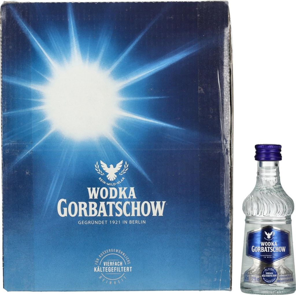 20 x 0,04 l | Wodka Gorbatschow | 37,5 % vol Produktbild 