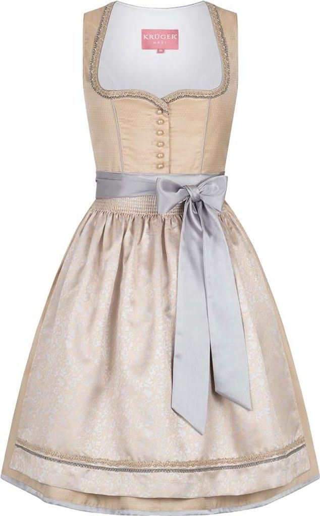 Dirndl Millefoglie 60cm Länge beige 42 Produktbild 