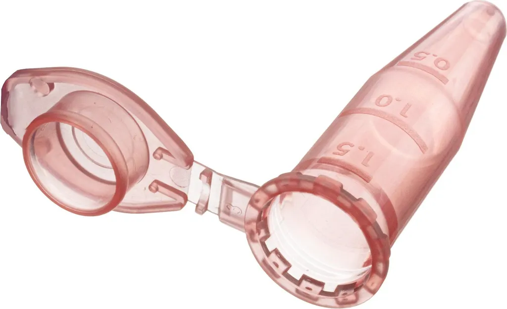 Set 100 Provette Microcentrifuga Rosa 1,5 ml | Tappo e Scala Chiara - 3