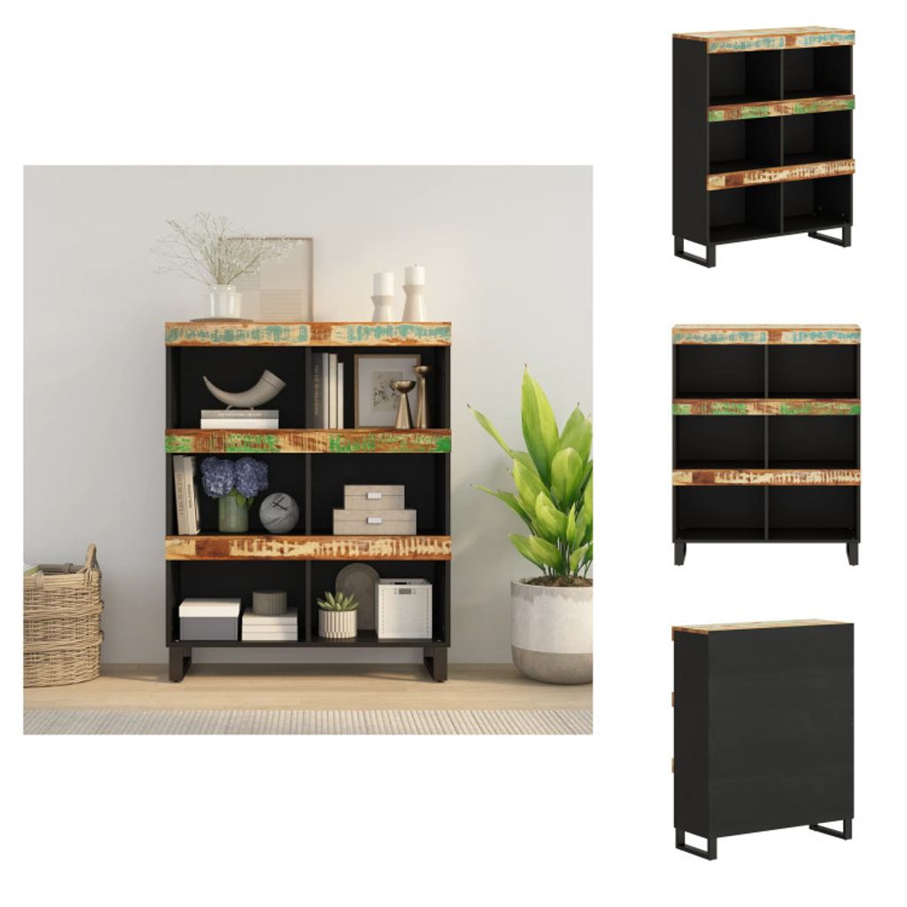 vidaXL Beistelltisch 85x33x107 cm Altholz Massiv - Nachttische