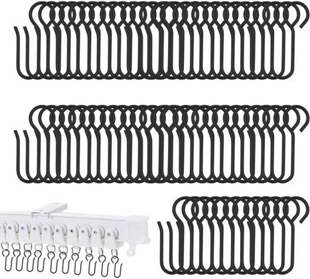 Accessoire de montage pour cabine de douche en S noir 35 mm - 100 pcs