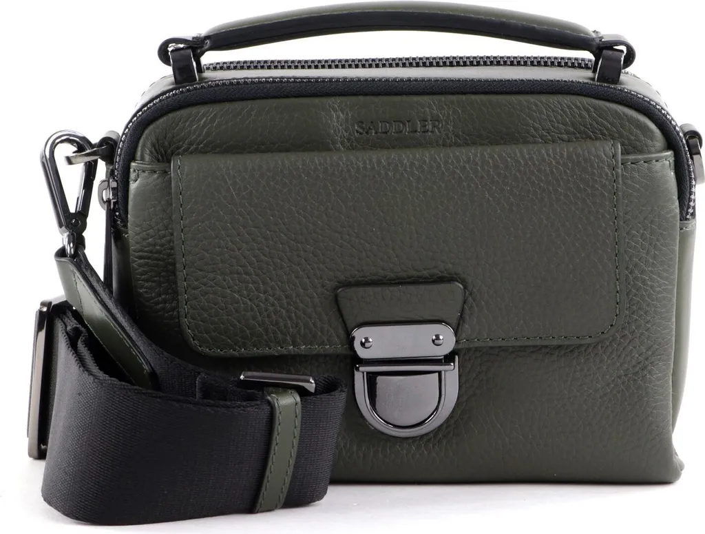SADDLER Neptune Sac à bandoulière en cuir véritable coloris Dusty Olive