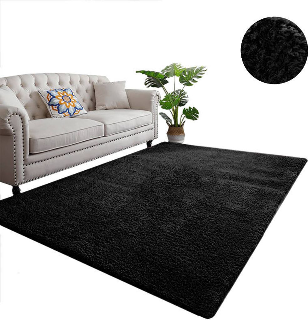 Alpaca Strado Teppich 100x150 AlpacaBlack (Schwarz) Produktbild 