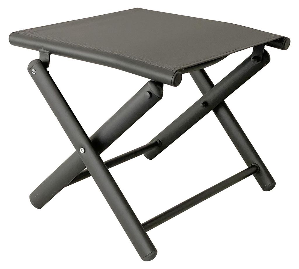Jardin Tabouret pliant / Tabouret de pied Métal - Textile Image du produit 