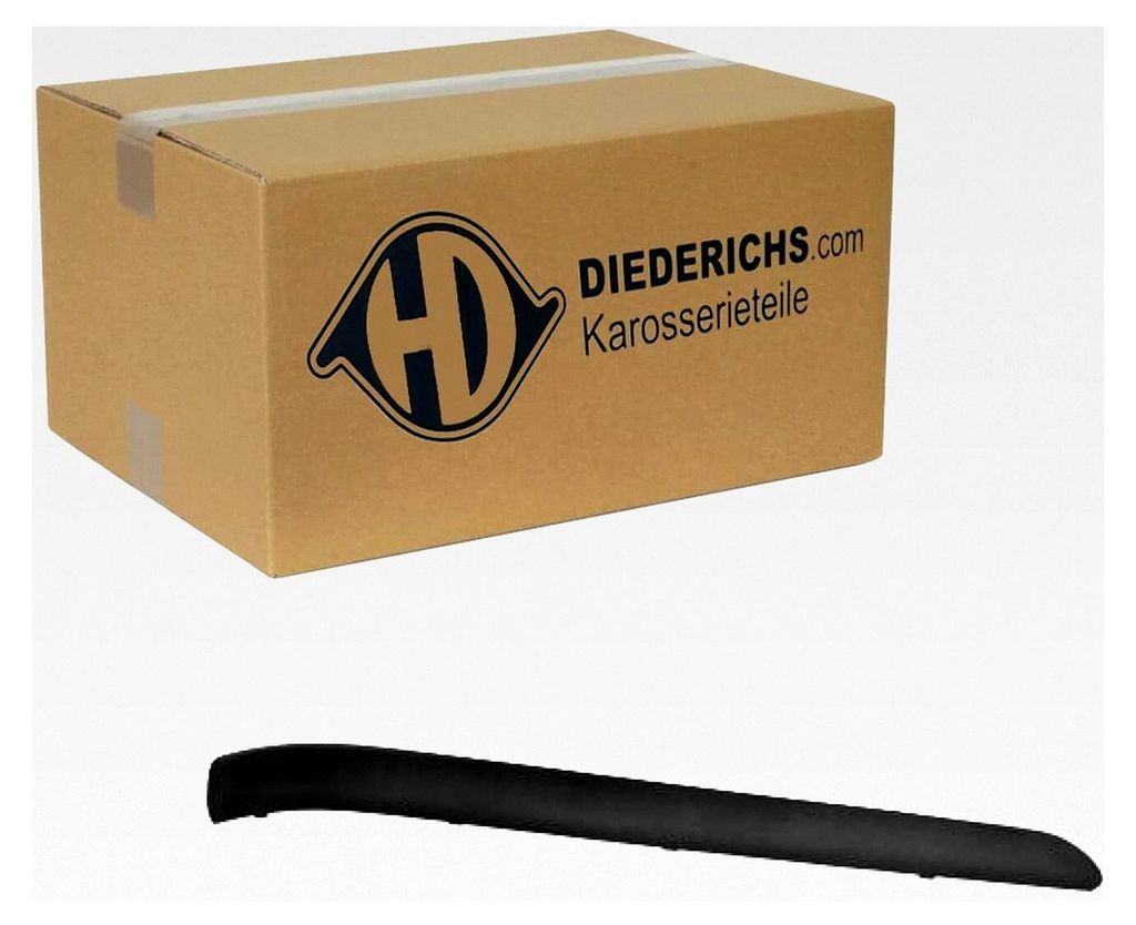 Stoßleiste hinten links E46, Schwarz (nur Limousine)