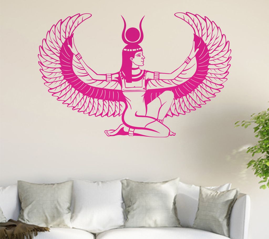 Isis Wandtattoo in 6 Größen - Wandaufkleber Wall Sticker - Dekoration, Küche, Wohnzimmer, Schlafzimmer, Badezimmer
