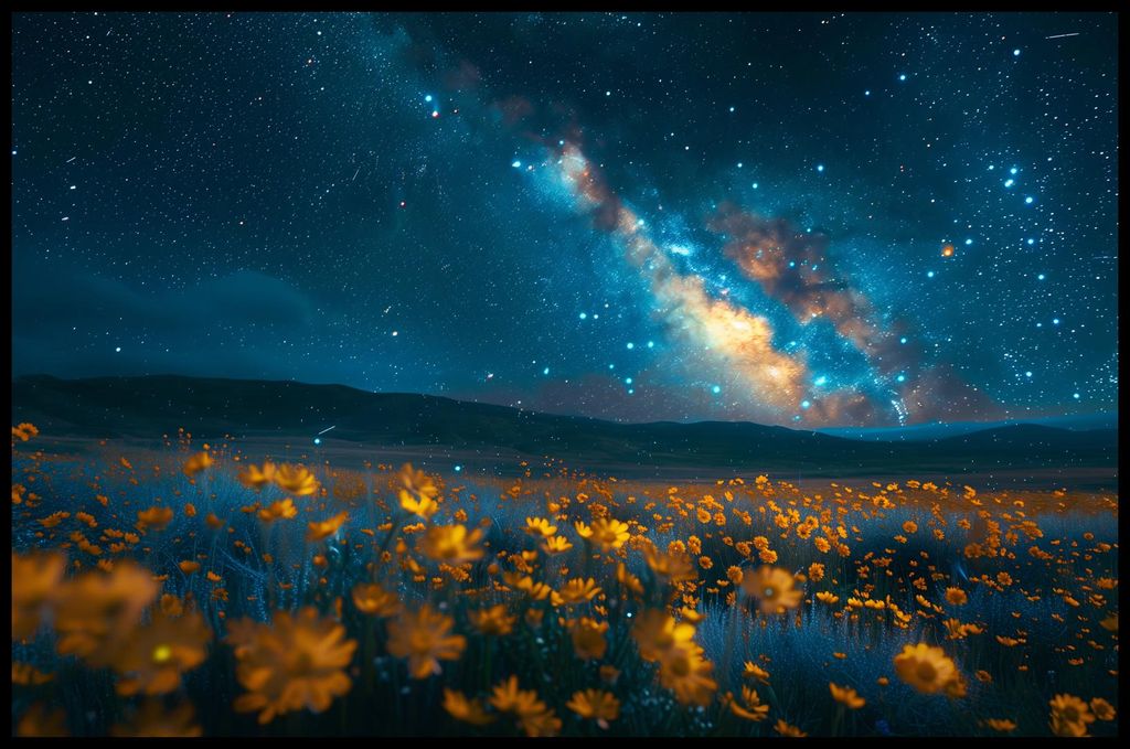 Plakat 91,5x60cm Nächtlicher Himmel