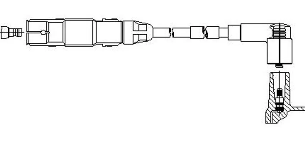 BREMI 192/98 Cavo Candela 1032696 per VW Vento e Galaxy
