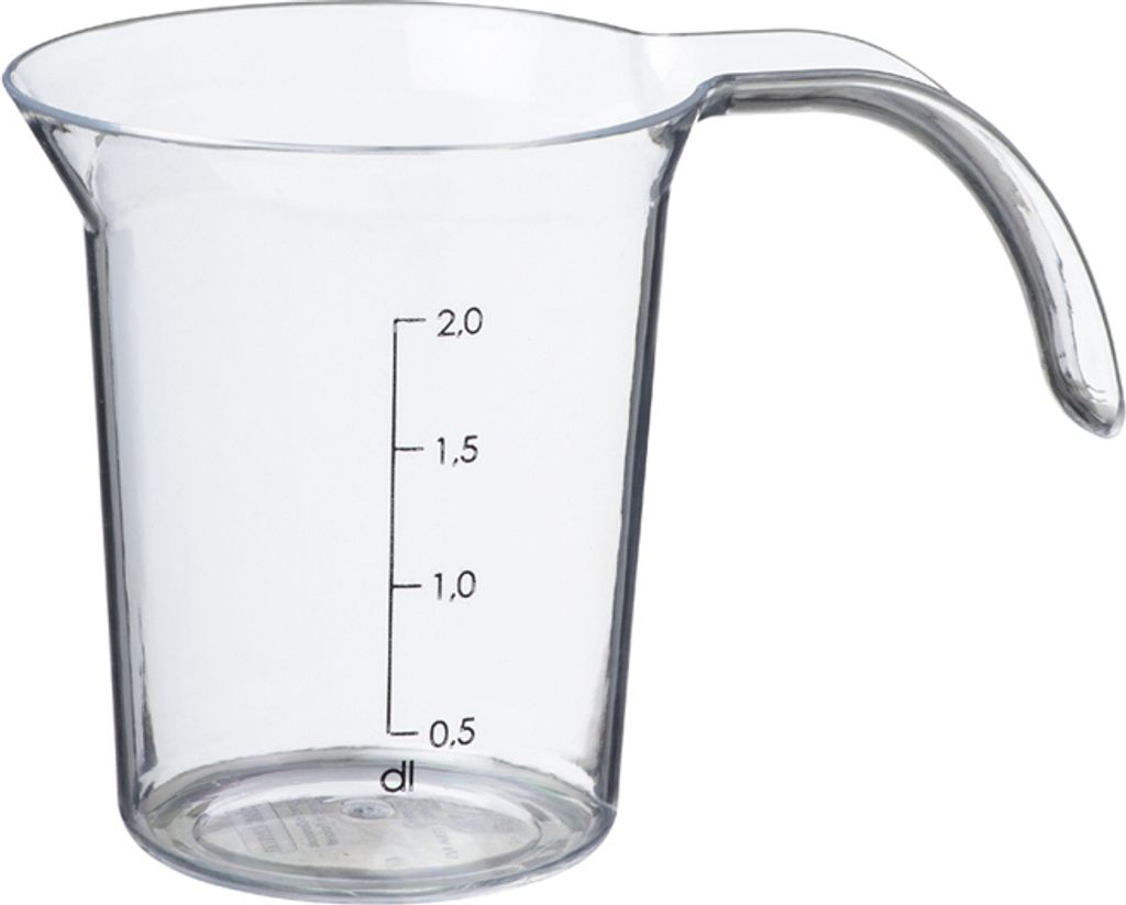 plast team Messbecher "Palermo", 1,0 Liter, transparent Produktbild 