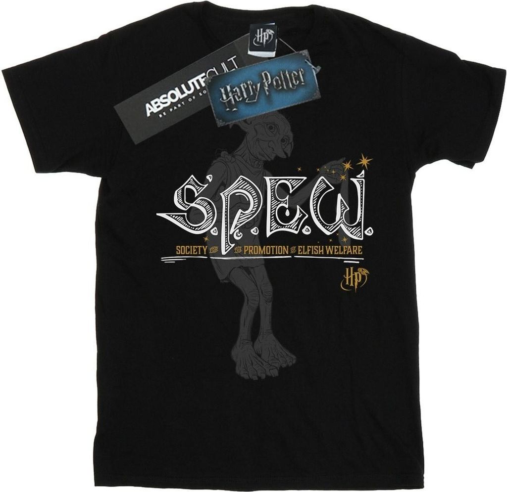 Harry Potter - "Elfish Welfare" T-Shirt für Herren BI29181 (3XL) (Schwarz)