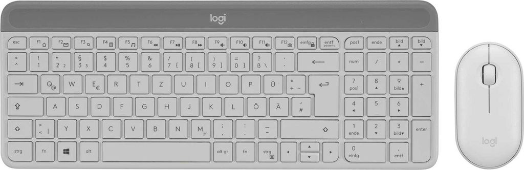 Logitech MK470 Slim Combo weiß Produktbild 
