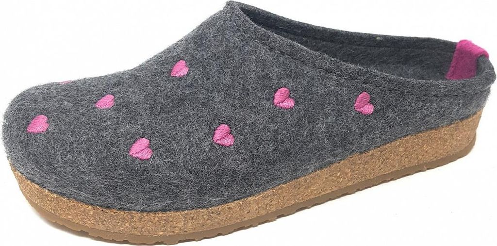 Haflinger Grizzly Cuoricini Hallenschuh Grau Produktbild 