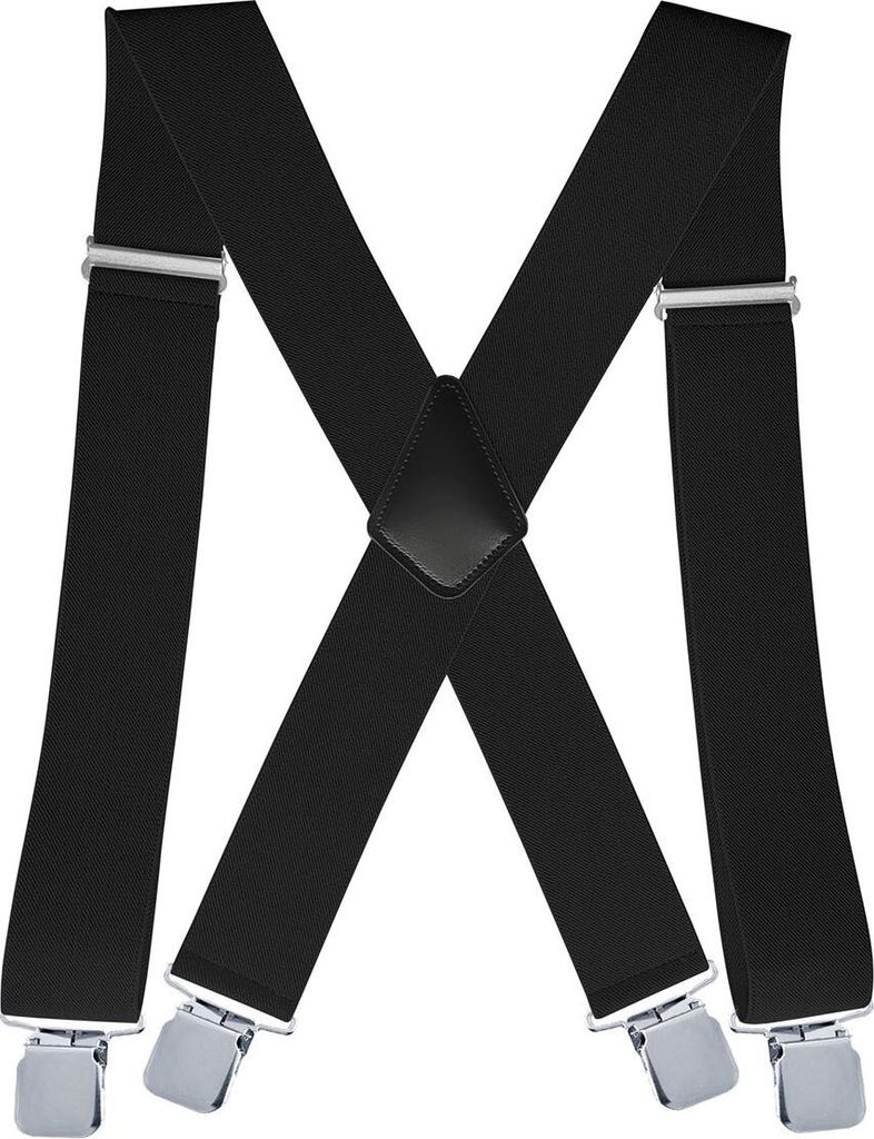 Herren hosenträger, 5cm breit, elastisch, x-form, 4 Produktbild 
