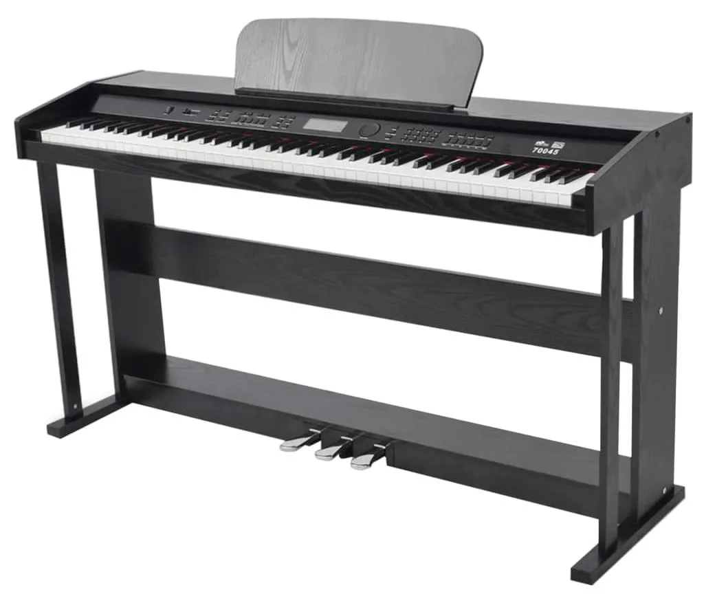 Piano Numérique 88 Touches Noir vidaXL pour Jouer sans Encombrement - 7