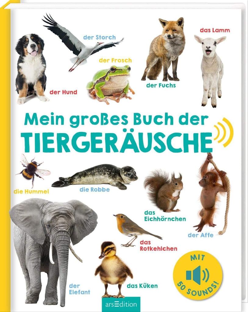 Mein großes Buch der Tiergeräusche Zdjęcie produktu 