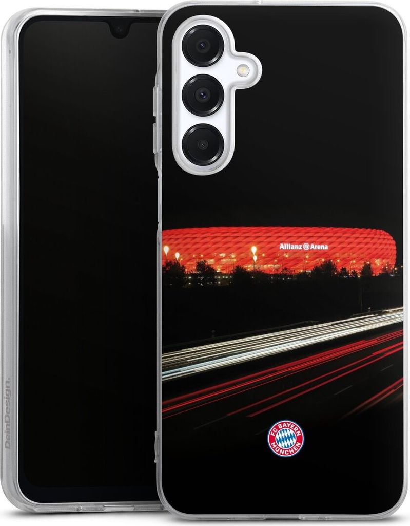 DeinDesign Handyhülle für Samsung Galaxy A16 4G Silikon Hülle Case Smartphone Schutzhülle FC Bayern München FCB Stadion