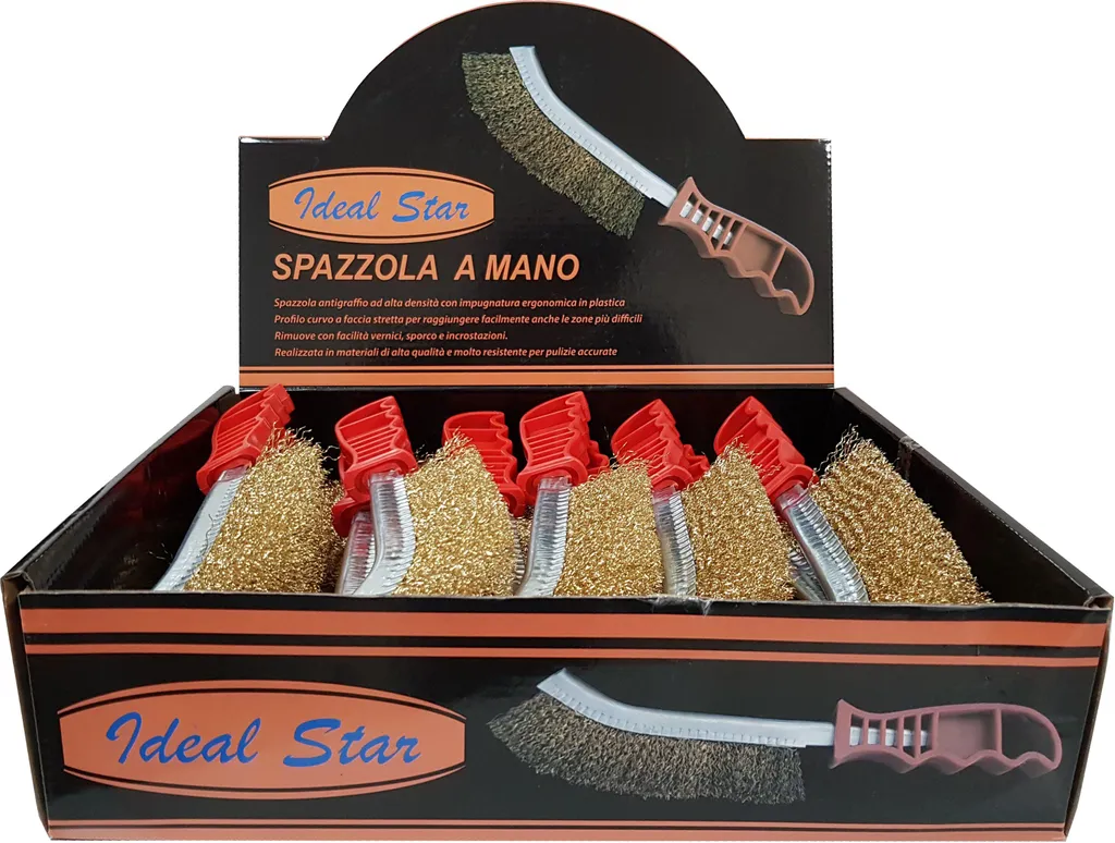 Brosse à main Ideal Star 24 cm : Finissez-en avec la poussière et les débris