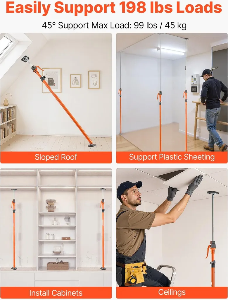 Support pour construction sèche et pose de plaques de plâtre 2 pcs - 3