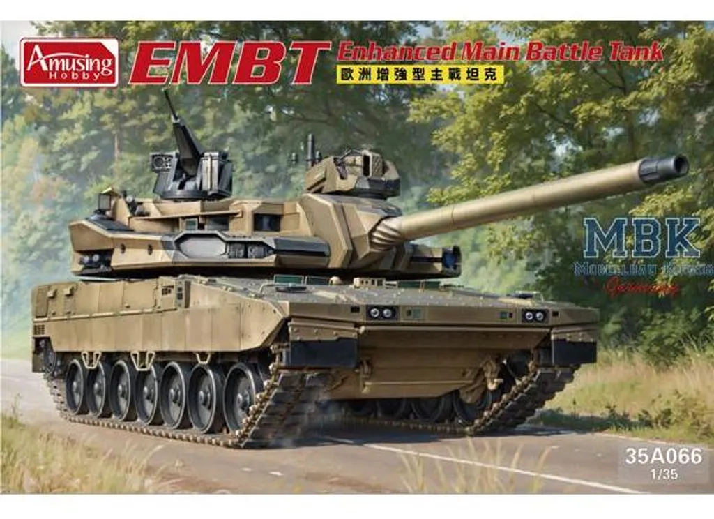 EMBT Char de Combat Amélioré Amusing Hobby AH35A066 avec Détails Fins