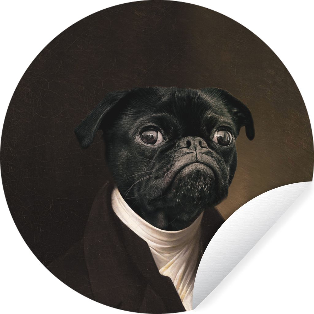 MuchoWow - Tapetenkreis - Wandbild rund - Schlafzimmerdekoration - Wanddeko - runde Tapete - Kunst für zu Hause