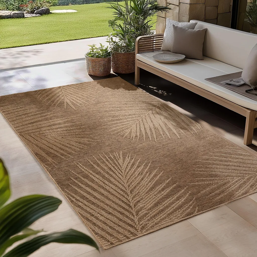 Tapis de Terrasse et Salon Grande Taille Idéal pour Famille et Animaux