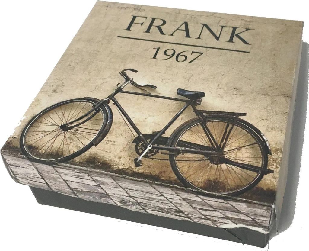 Frank 1967 bracelet dark navy blue braided leather 23cm ips