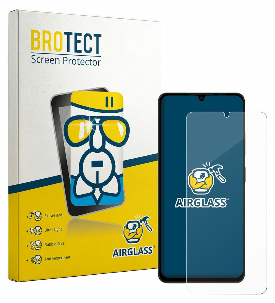 BROTECT Schutzglas für ZTE Blade A76 Schutzfolie Panzer Folie Glas Display Schutz klar