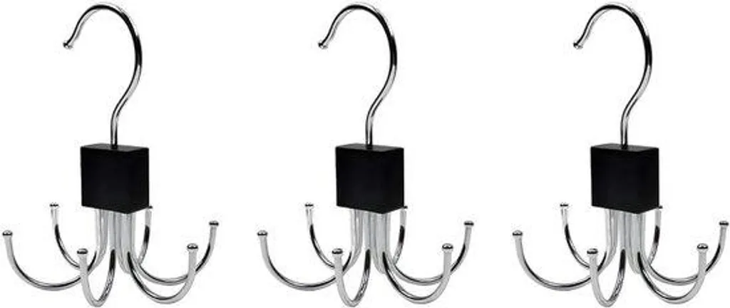 Crochet de suspension rotatif 360° en forme de triangle - Set de 3