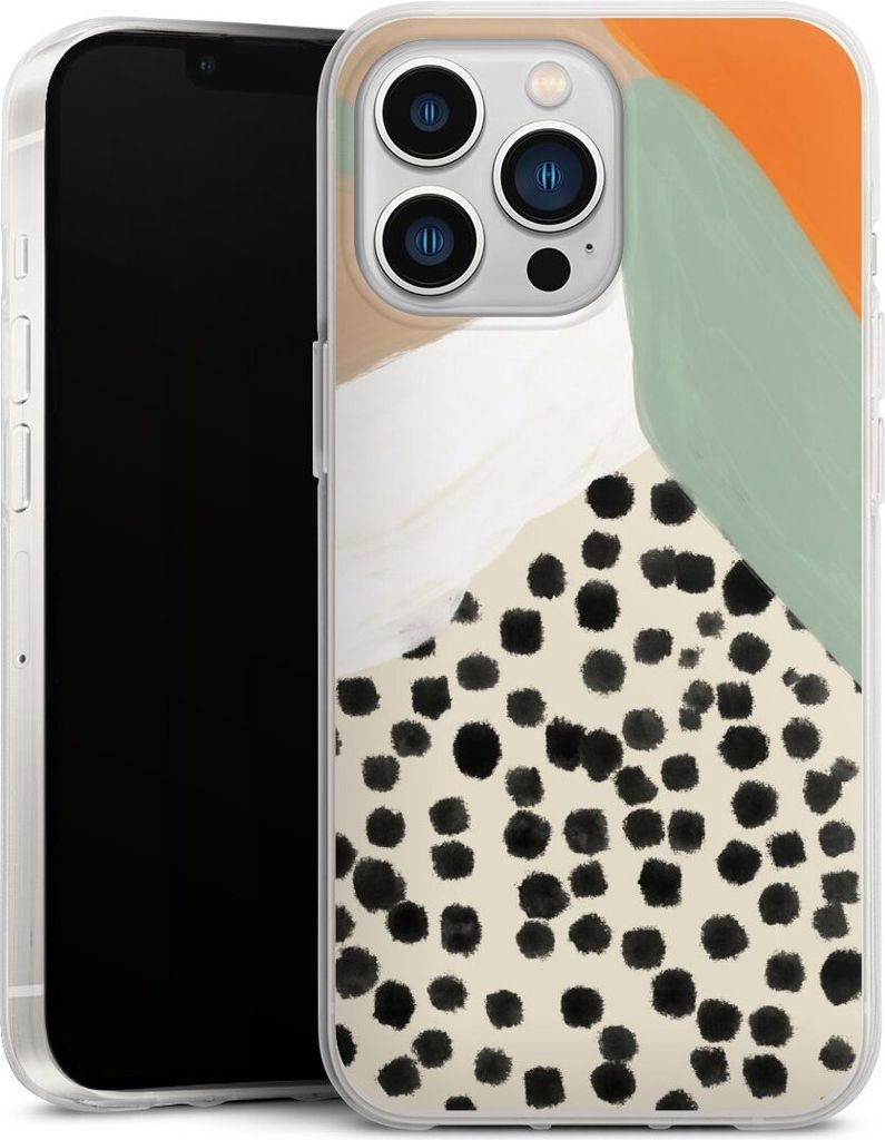 DeinDesign Handyhülle für Apple iPhone 13 Pro Silikon Hülle Case Smartphone Schutzhülle Abstrakt Boho Kunst