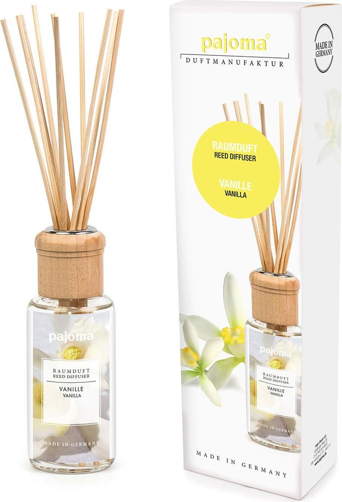 pajoma Raumduft 100 ml inkl. Duftstäbchen, Vanille
