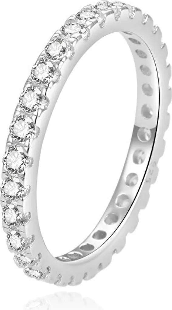 Anello Donna Argento e Zirconi AGG369 | Eleganza Minimal 60mm | Trend 2026