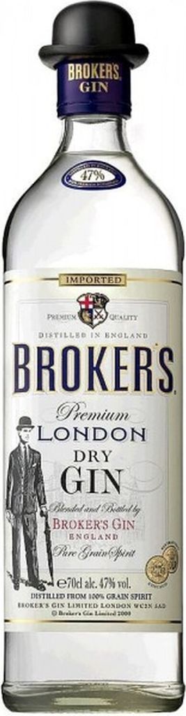 Broker's dry Gin 47% vol. 1 x 0,7 L. Broker's Dry Gin
