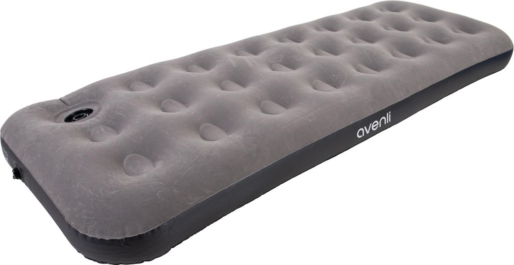Luftmatratze Camping für 1 Person mit Fußpumpe bis 150 kg 191x73x22cm