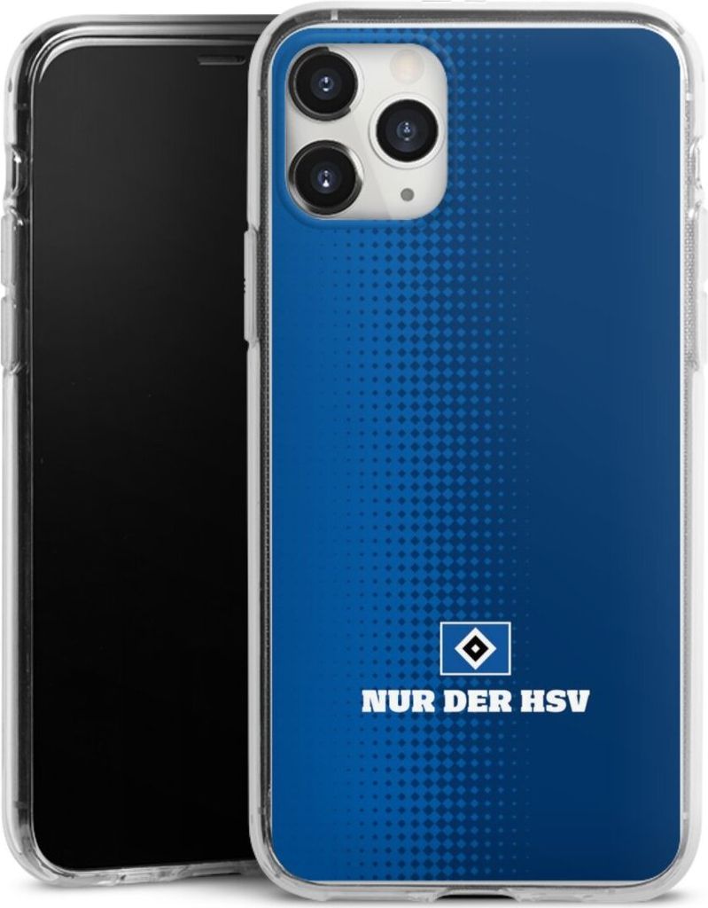 DeinDesign Handyhülle für Apple iPhone 11 Pro Max Silikon Hülle Case Smartphone Schutzhülle HSV Logo Offizielles Lizenzprodukt