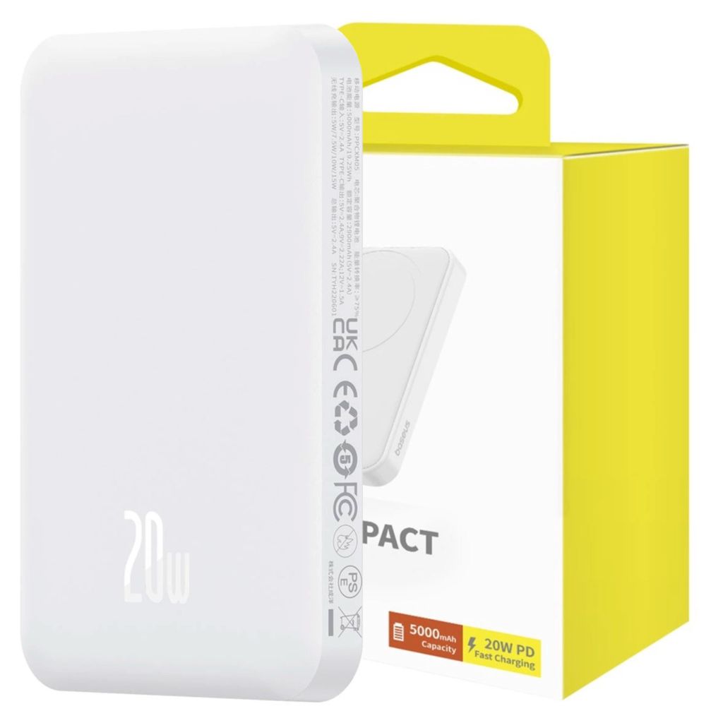 Baseus 6932172636210 power bank Lithium Polymer (LiPo) 5000 Obrázek produktu 