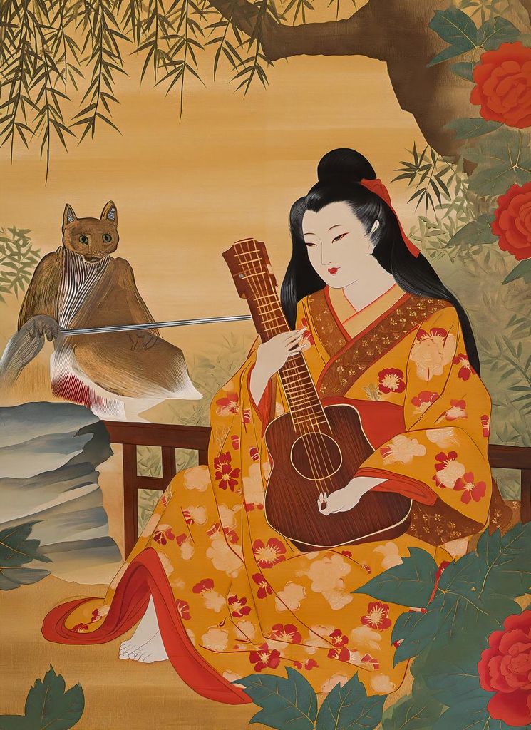 Plakat 40x55cm Musik und Dichter