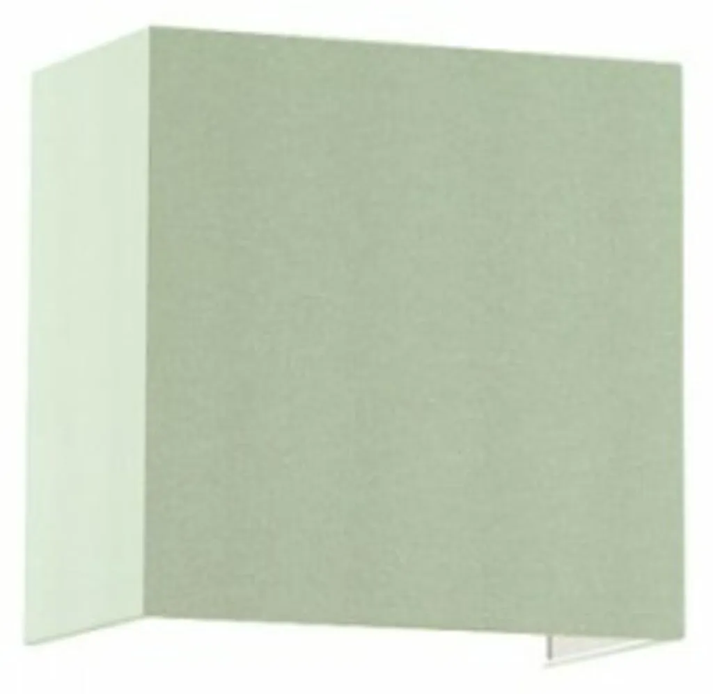 Applique murale compacte 25cm Menthe/Argent pour petit espace sombre
