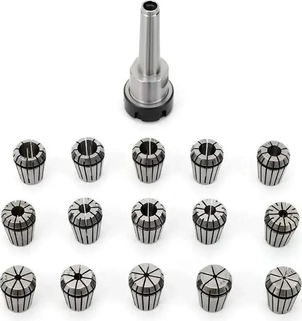 Set Pinze ER25 con Mandrino MK2 DIN 228 per Fresatura e Tornitura Professional