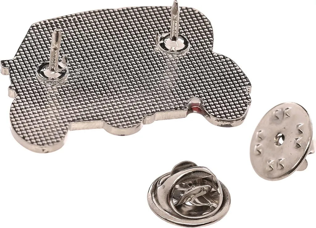 Spilla Simson Pin Duo 4/2 Rosso - Accessorio Originale per Fan MZA - 3