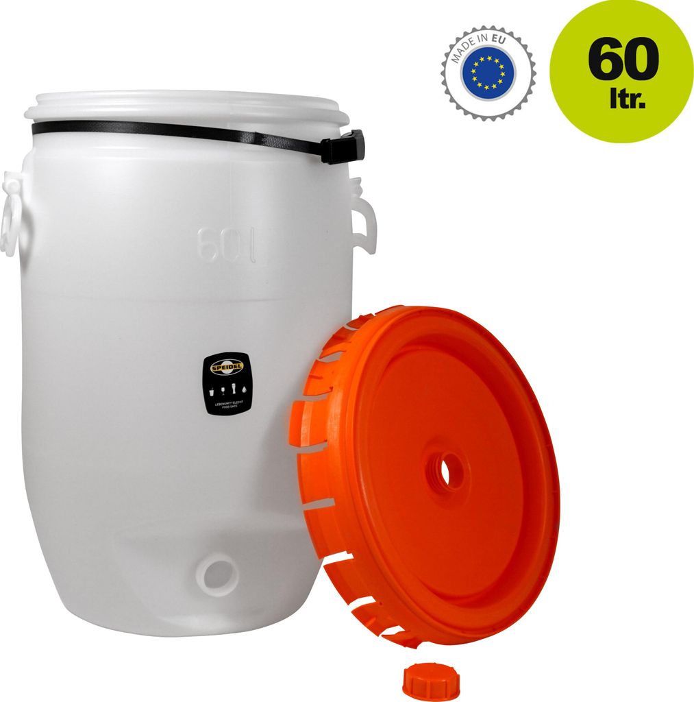 Speidel Getränkefass 60 Liter Rund Gärfass Mostfass Produktbild 