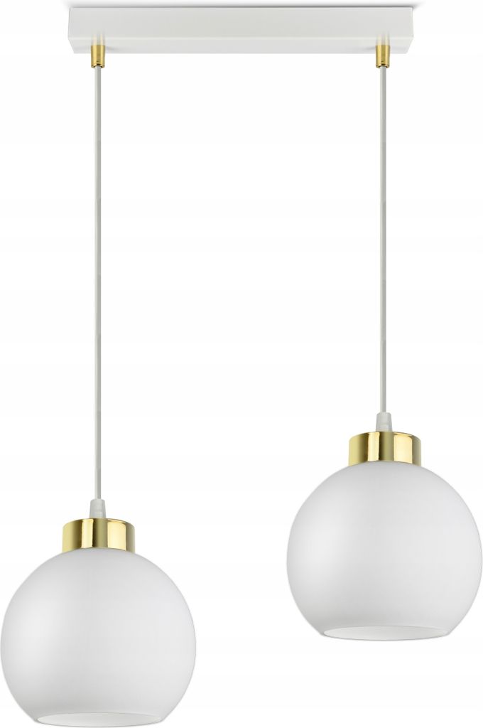 LUXOLAR - Led Pendelleuchte - Deckenleuchte 2 flammig Weiß Produktbild 