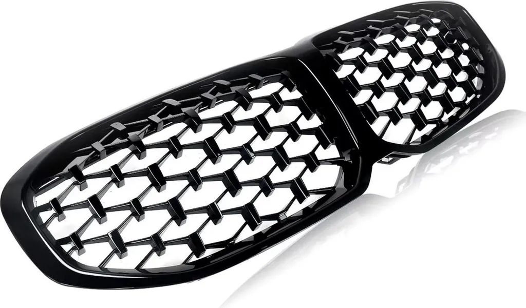 Grille de Radiateur Diamant pour BMW F40 2020 - Accessoire Noir Brillant