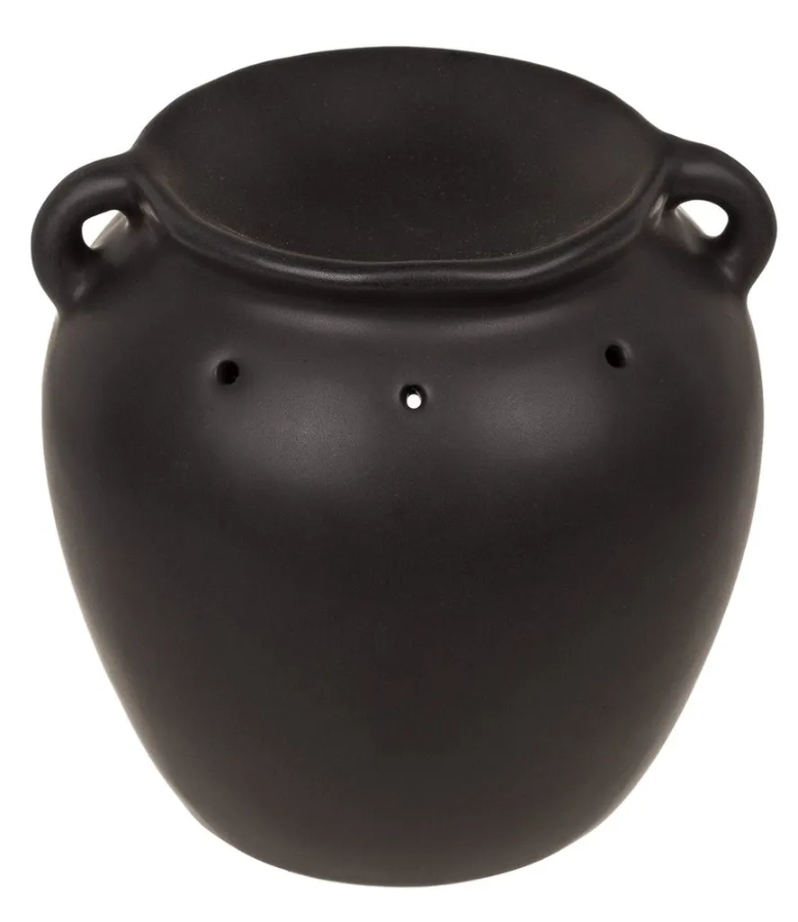 Brûle-parfum diffuseur d'huiles essentielles vase décoratif blanc - 8