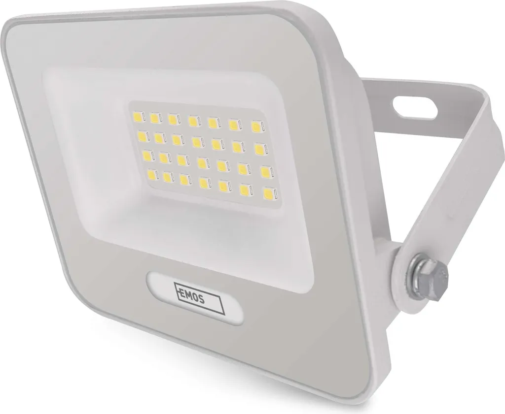 EMOS Faretto LED 20W ZS2224W Bianco | Faro Esterno IP65 Alta Luminosità