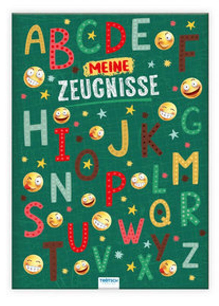 TRÖTSCH - Zeugnismappe A4 wattiert ABC Smile Produktbild 