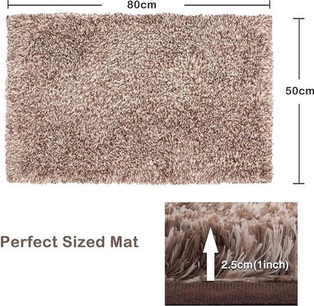 Antislip-Badmat, machinewasbar, mit Wasserabsorberenden, weichen Mikrofasern, für Badewanne, Dusche und Badezimmer