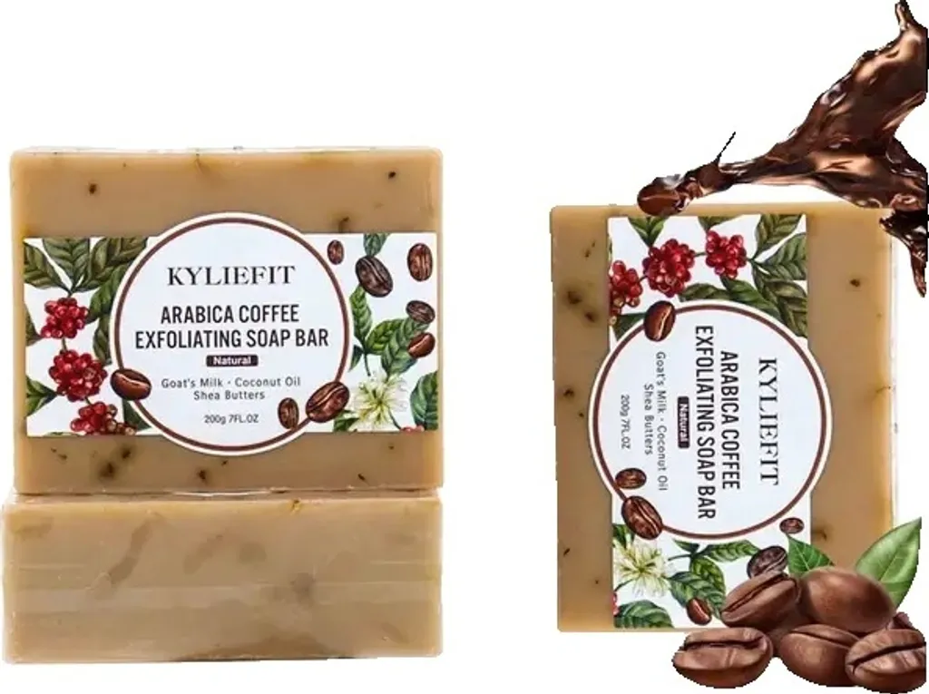 Lot de 3 savons gommants au karité pour une peau nourrie et rajeunie 450g