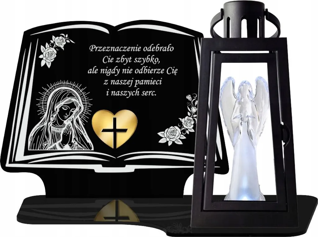 Bougie de tombe qui ne s'éteint pas : Lanterne LED ange haute résistance