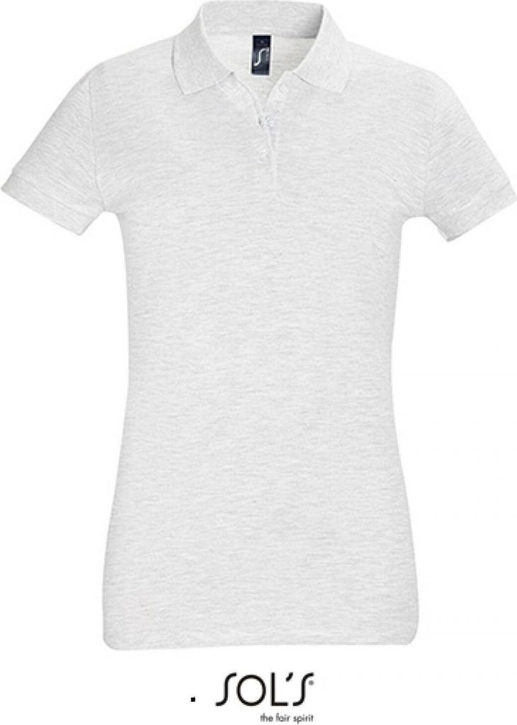 SOLs 11347 | Damen Polo Shirt Perfect - Farbe: Ash (Heather) - Größe: S