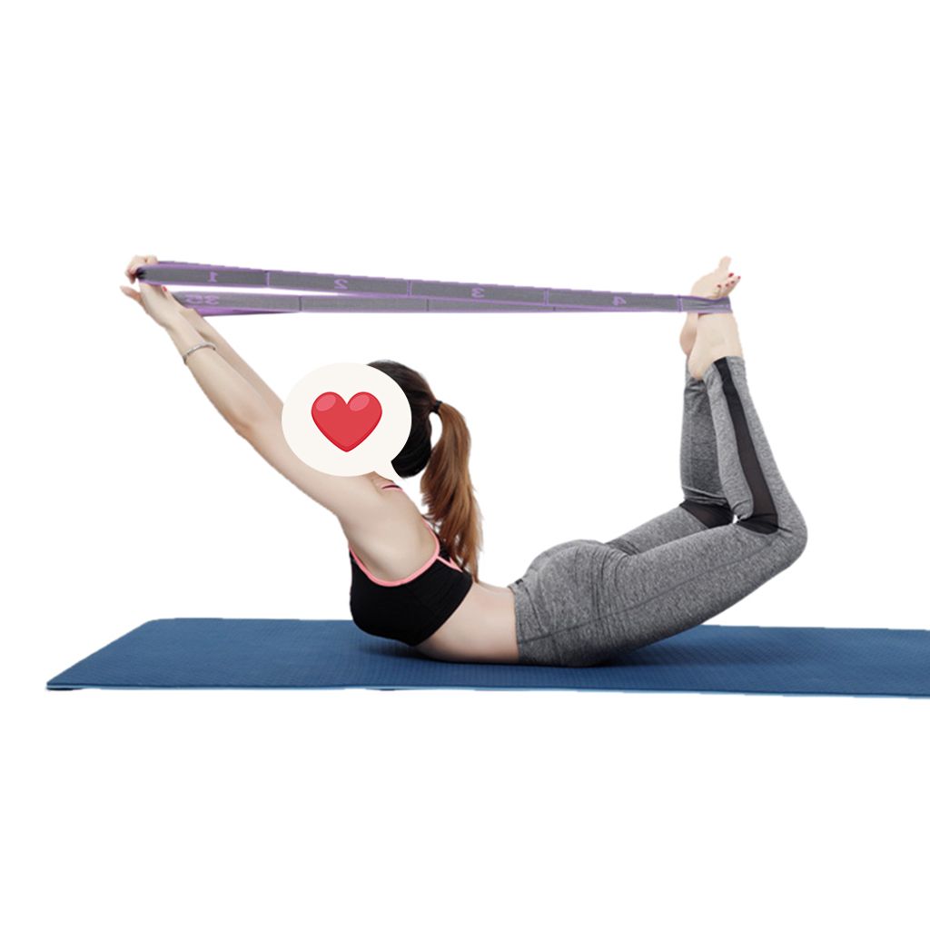 Yoga-Fitness-Widerstandsband, elastischer Fitness-Stretchgürtel